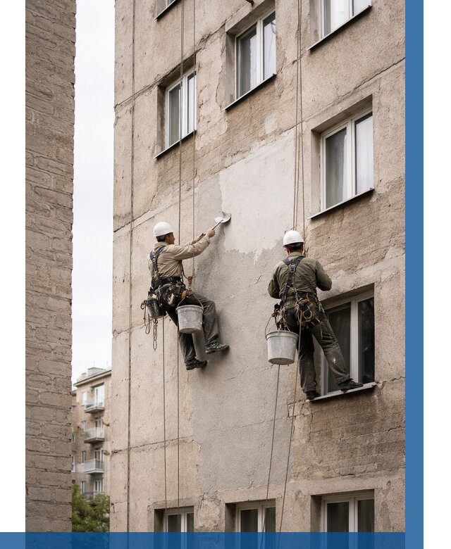 Косметический ремонт фасада в Волгограде от 1143 р. | ВЫСОТНИК-Влг