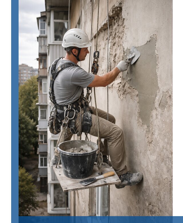 Восстановление фасадной штукатурки в Волгограде с гарантией качества