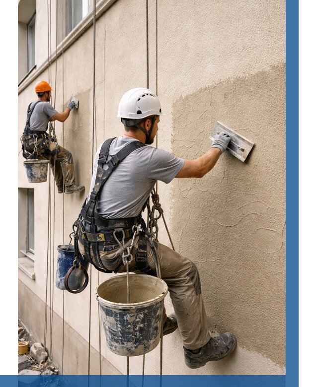 Декоративная штукатурка фасада в Волгограде от 1247 р. | ВЫСОТНИК-Влг