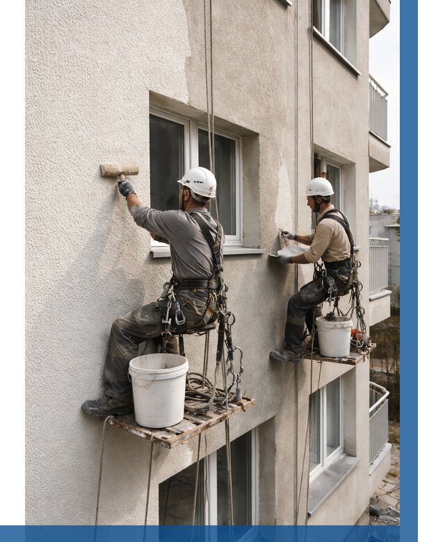 Нанесение короеда на фасад в Волгограде от 468 р. | ВЫСОТНИК-Влг