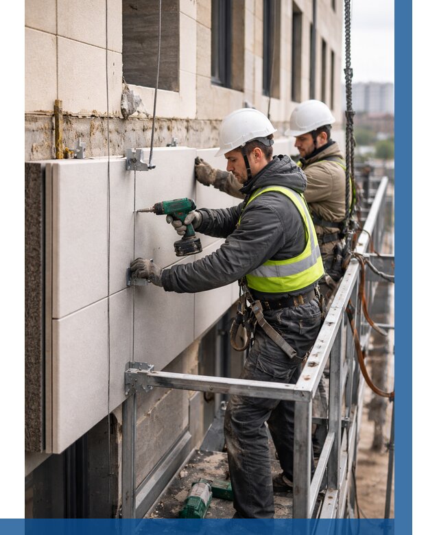 Монтаж фасадных термопанелей в Волгограде от 1559 р. | ВЫСОТНИК-Влг