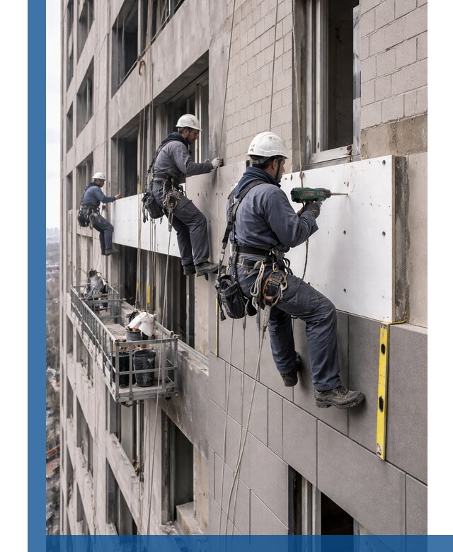 Монтаж фасадных термопанелей высокого качества в Волгограде