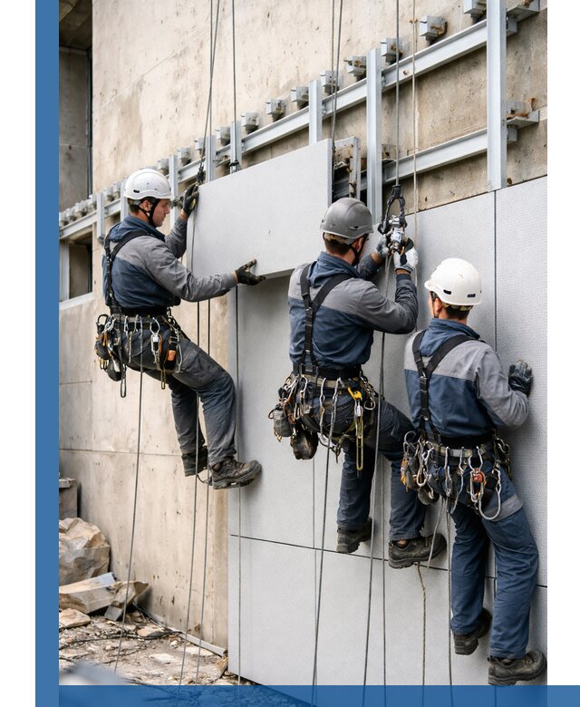 Монтаж вентилируемого фасада в Волгограде под ключ с гарантией качества