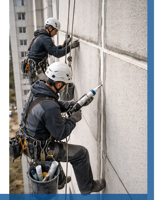 Герметизация межпанельных швов в Волгограде от 727 р. | ВЫСОТНИК-Влг