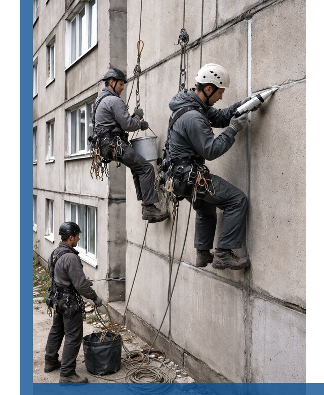 Герметизация межпанельных швов в Волгограде с гарантией герметичности