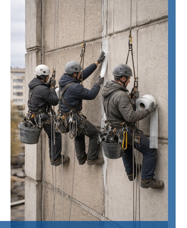 Ремонт межпанельных швов в Волгограде от 779 р. | ВЫСОТНИК-Влг