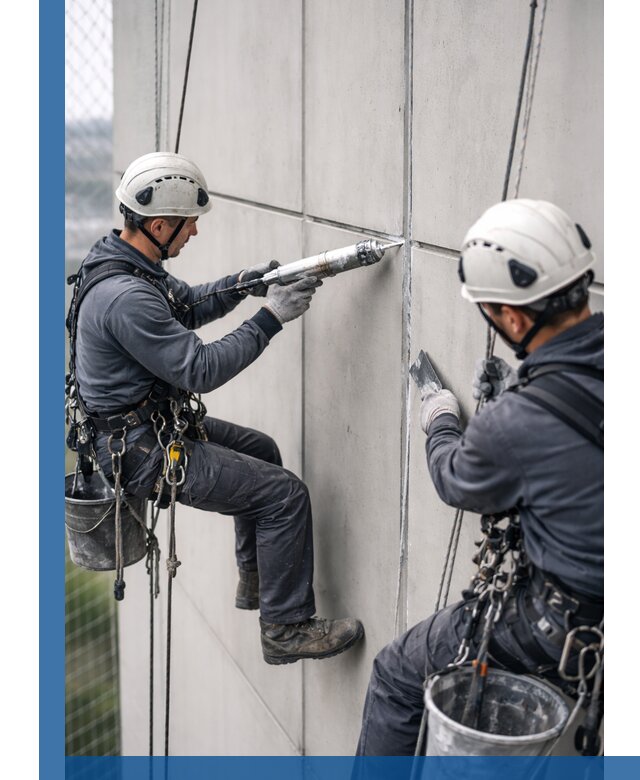 Первичная герметизация швов фасадов и кровель в Волгограде