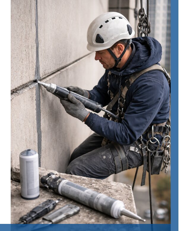 Вторичная герметизация швов в Волгограде от 468 р. | ВЫСОТНИК-Влг