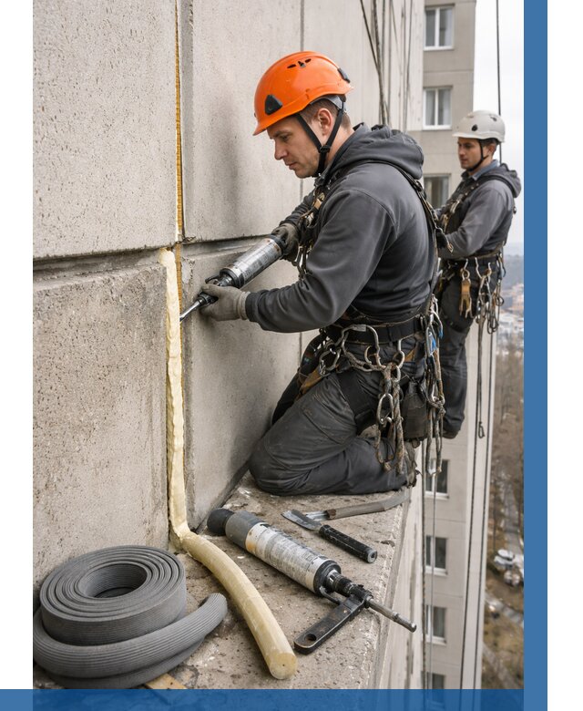 Теплый шов межпанельные швы в Волгограде от 727 р. | ВЫСОТНИК-Влг