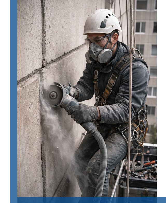 Штробление межпанельных швов в Волгограде качественно и быстро