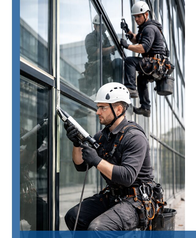 Герметизация витражных швов в Волгограде для зданий и фасадов