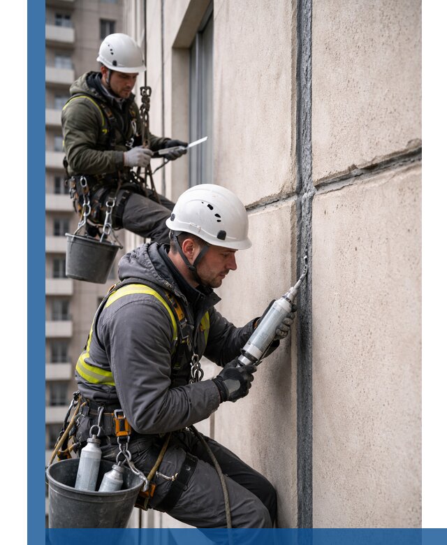 Герметизация деформационных швов фасада в Волгограде качественно