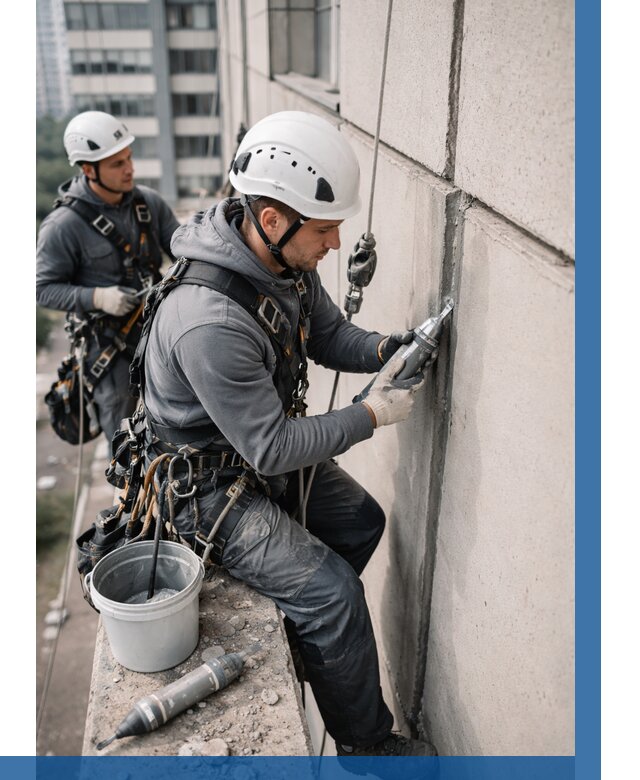 Ремонт деформационных швов здания в Волгограде от 1039 р. | ВЫСОТНИК-Влг