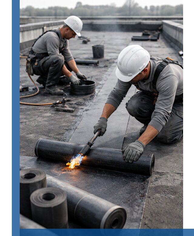 Ремонт рулонной кровли в Волгограде герметизация и восстановление