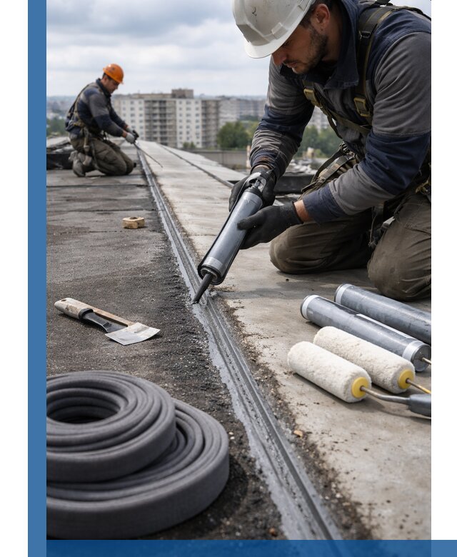 Герметизация швов кровли в Волгограде с гарантией герметичности
