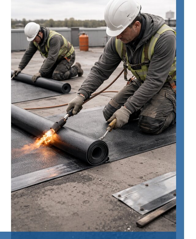 Монтаж наплавляемой кровли в Волгограде от 883 р. — ВЫСОТНИК-Влг