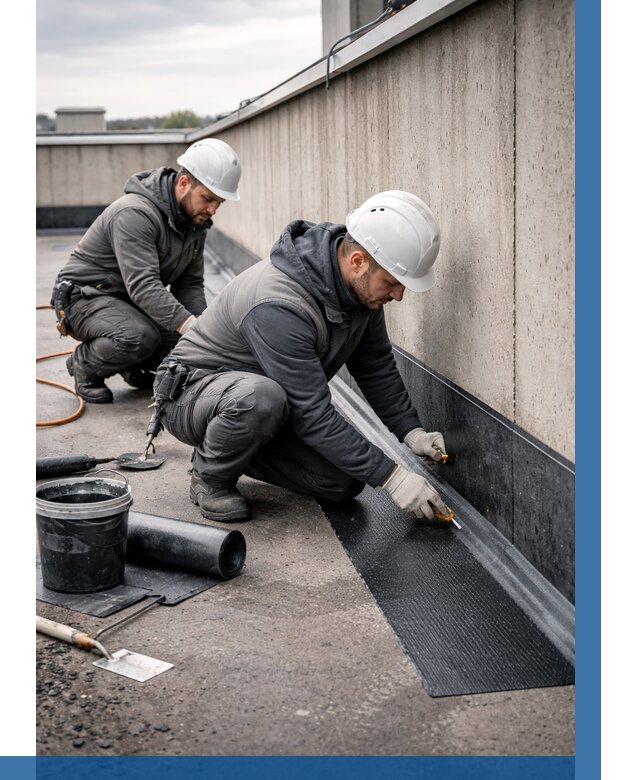 Гидроизоляция примыканий на кровле в Волгограде от 935 р. | ВЫСОТНИК-Влг