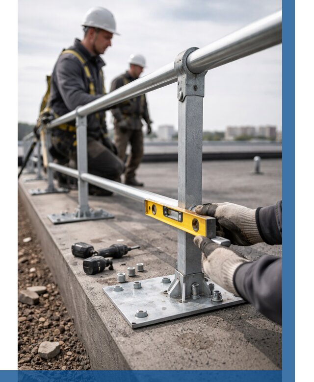 Монтаж кровельного ограждения в Волгограде от 1247 р. | ВЫСОТНИК-Влг