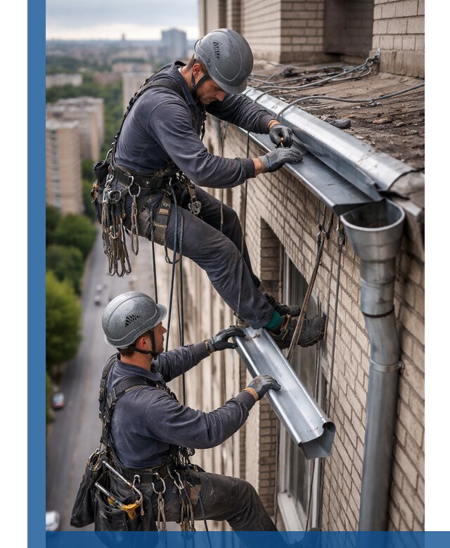 Ремонт водосточных желобов в Волгограде, быстро и качественно