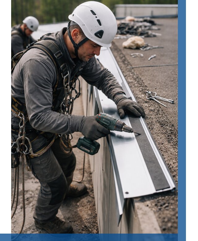 Монтаж капельника на кровле в Волгограде от 312 р. | ВЫСОТНИК-Влг