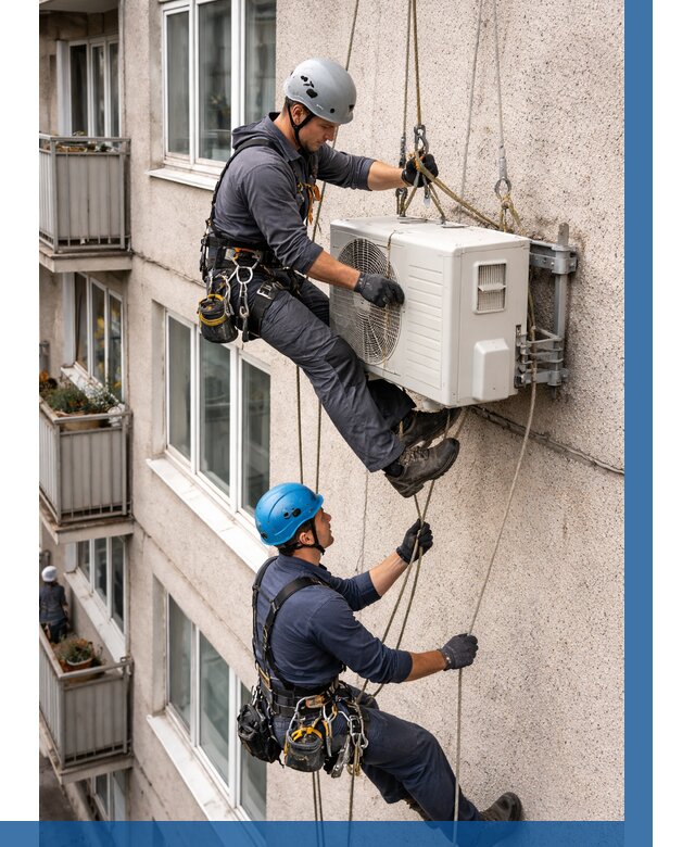 Перенос внешнего блока кондиционера в Волгограде от 9352 р.| ВЫСОТНИК-Влг