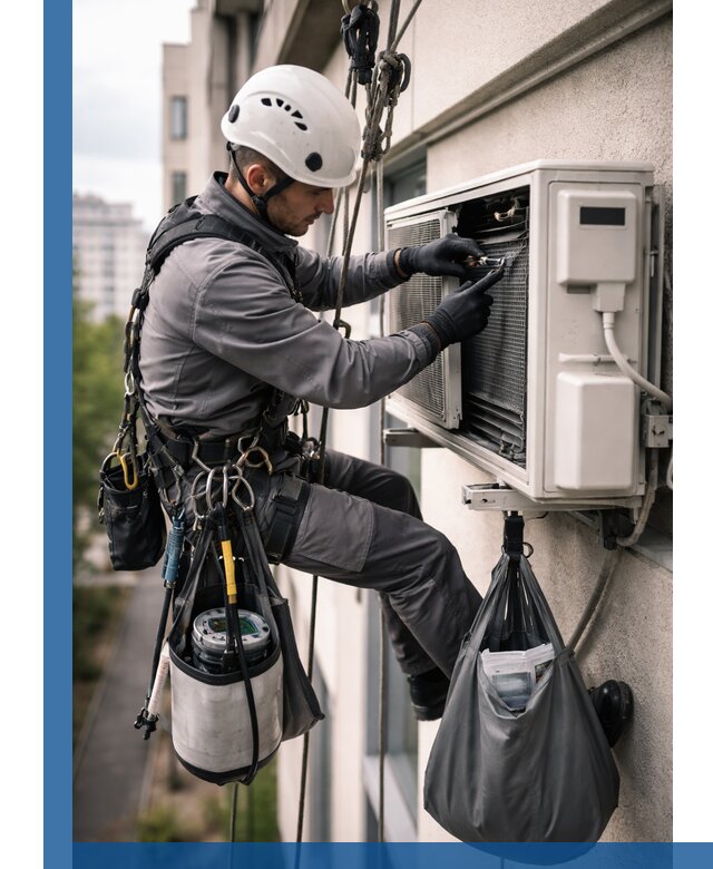 Обслуживание внешнего блока кондиционера в Волгограде профессионально