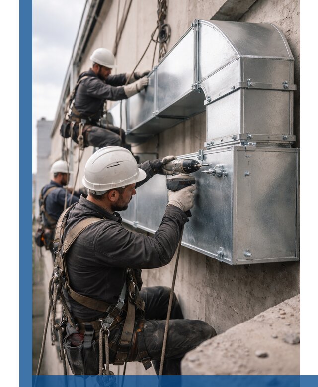 Профессиональный монтаж вентиляционных коробов в Волгограде под ключ