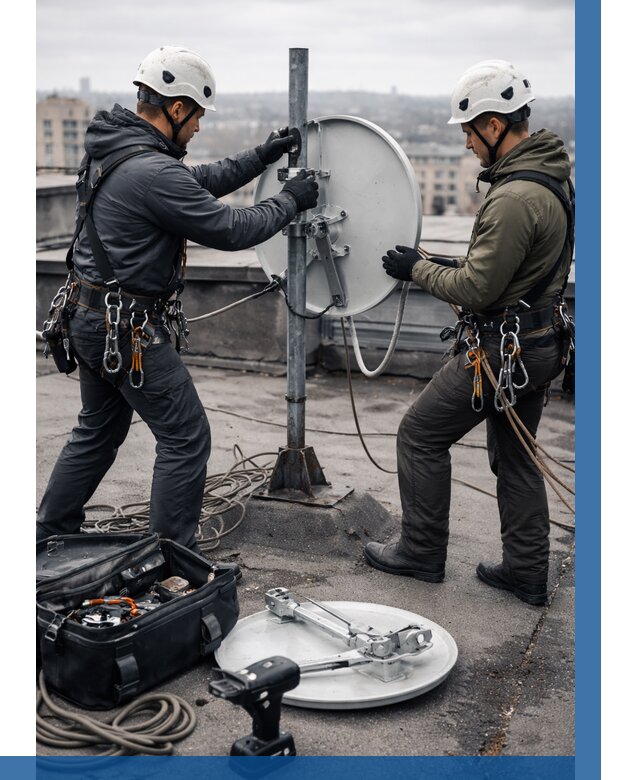 Демонтаж антенн на крыше в Волгограде от 4676 р. | ВЫСОТНИК-Влг