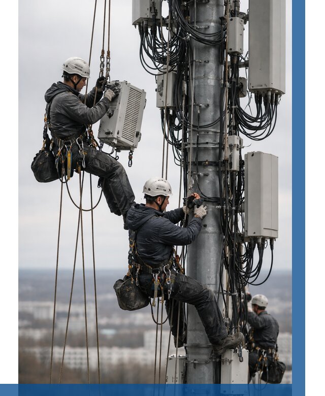 Монтаж оборудования связи на мачте в Волгограде от 7793 р. | ВЫСОТНИК-Влг