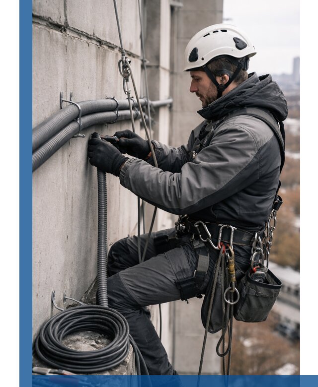 Профессиональный монтаж гофры для кабеля в Волгограде с гарантией