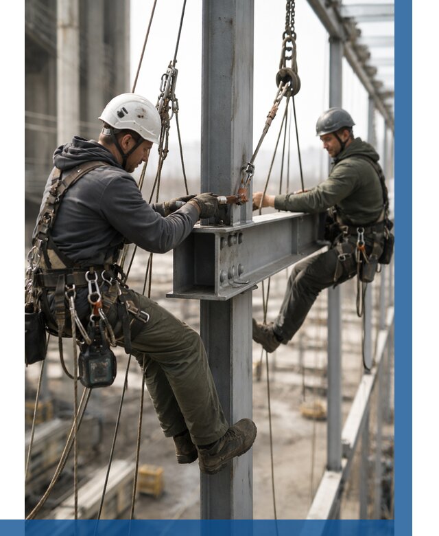 Монтаж металлоконструкций на высоте в Волгограде от 3637 р. | ВЫСОТНИК-Влг