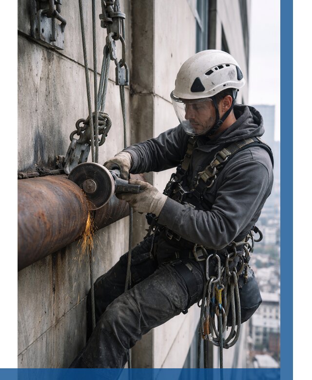 Резка металла на высоте в Волгограде по цене от 4676 р. | ВЫСОТНИК-Влг