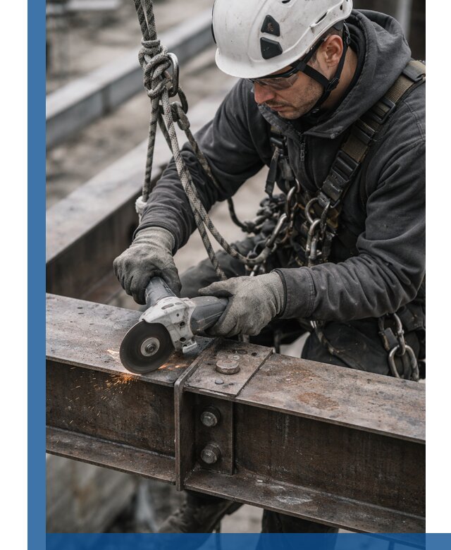 Резка металла на высоте в Волгограде для зданий и конструкций