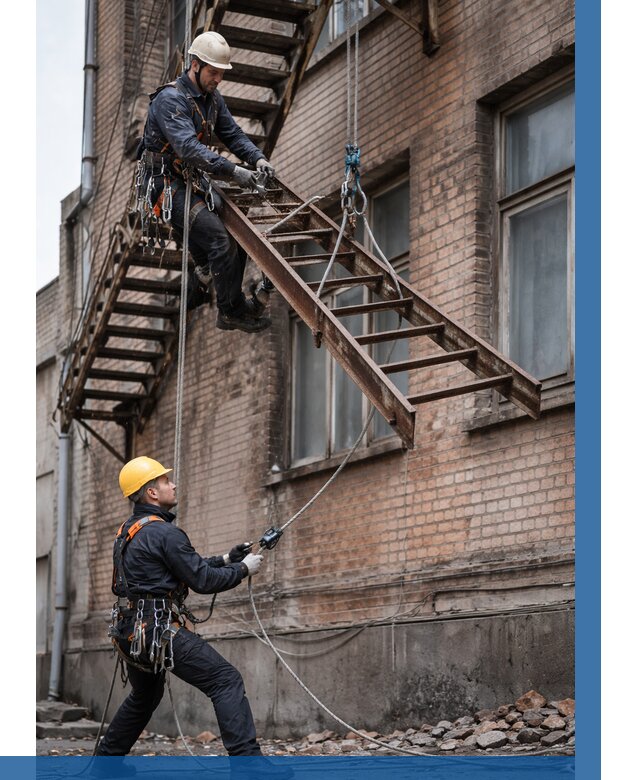 Демонтаж пожарной лестницы в Волгограде от 12469 р. | ВЫСОТНИК-Влг