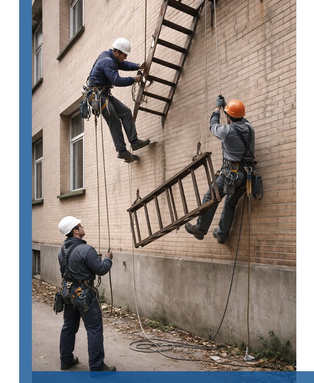 Демонтаж пожарной лестницы в Волгограде быстро и безопасно