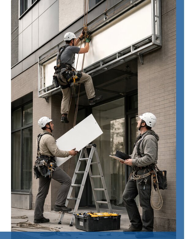 Монтаж светового короба в Волгограде от 6754 р. | ВЫСОТНИК-Влг