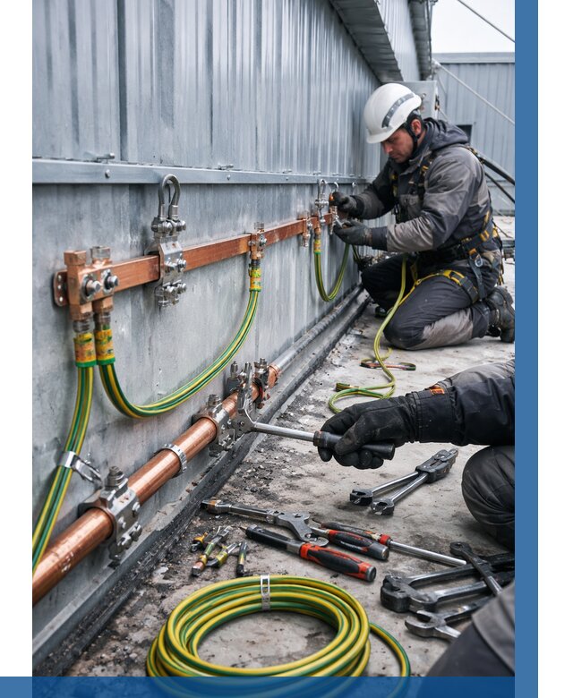 Монтаж заземления здания в Волгограде от 25978 р. | ВЫСОТНИК-Влг