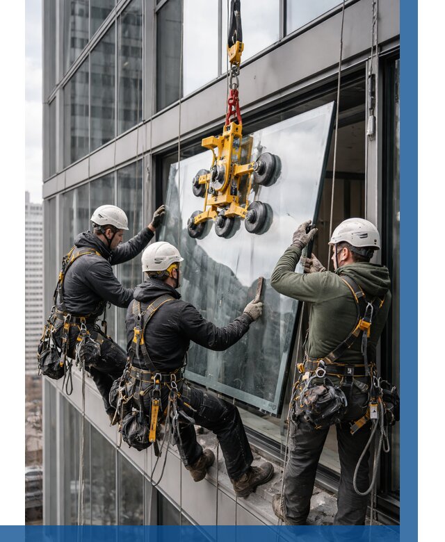 Фасадное остекление зданий под ключ в Волгограде от 10391 р. | ВЫСОТНИК-Влг