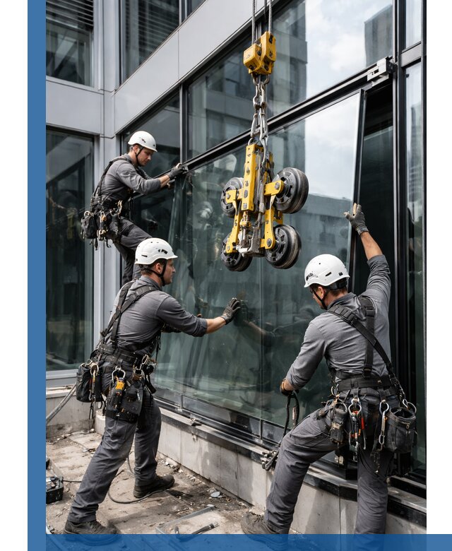 Структурное остекление фасадов в Волгограде монтаж и обслуживание