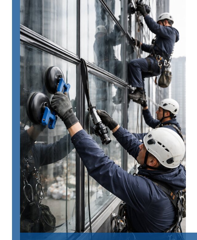 Радиусное остекление фасадов под ключ в Волгограде с гарантиями