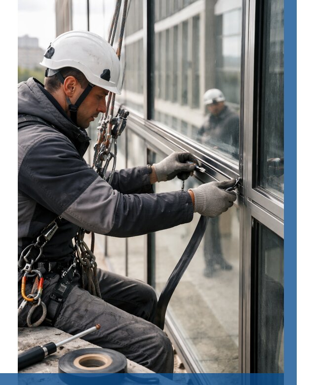 Ремонт витражных конструкций в Волгограде от 3637 р. | ВЫСОТНИК-Влг