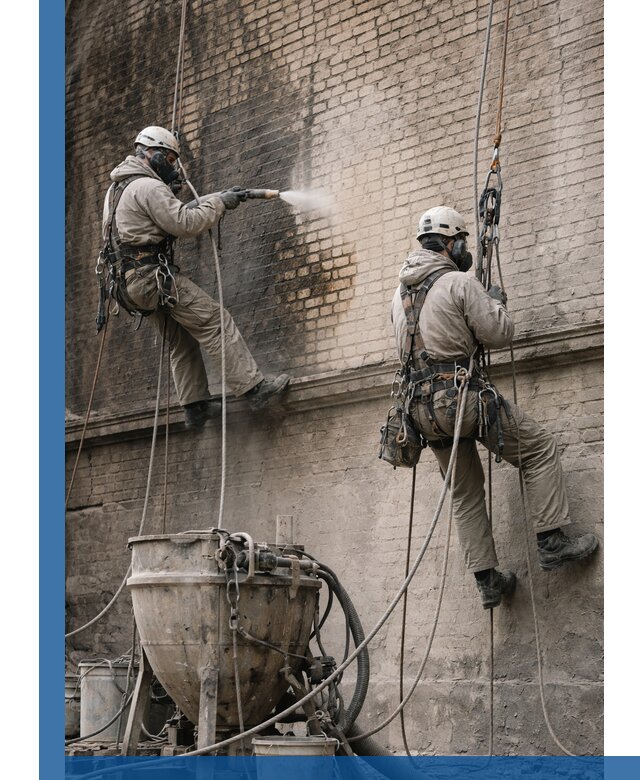 Пескоструйная очистка фасадов в Волгограде профессионально