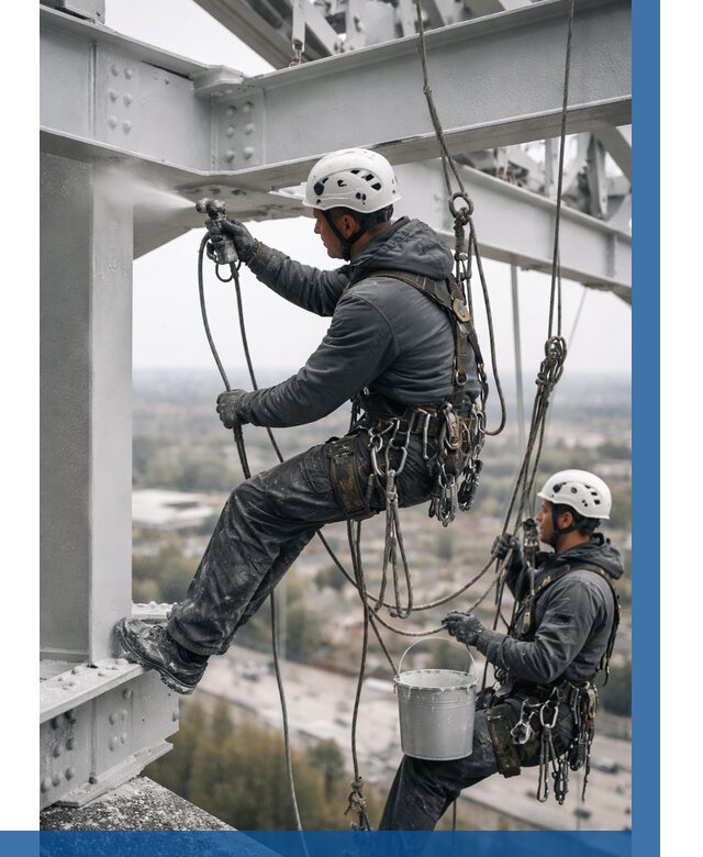 Покраска металлоконструкций на высоте в Волгограде 364 р |ВЫСОТНИК-Влг