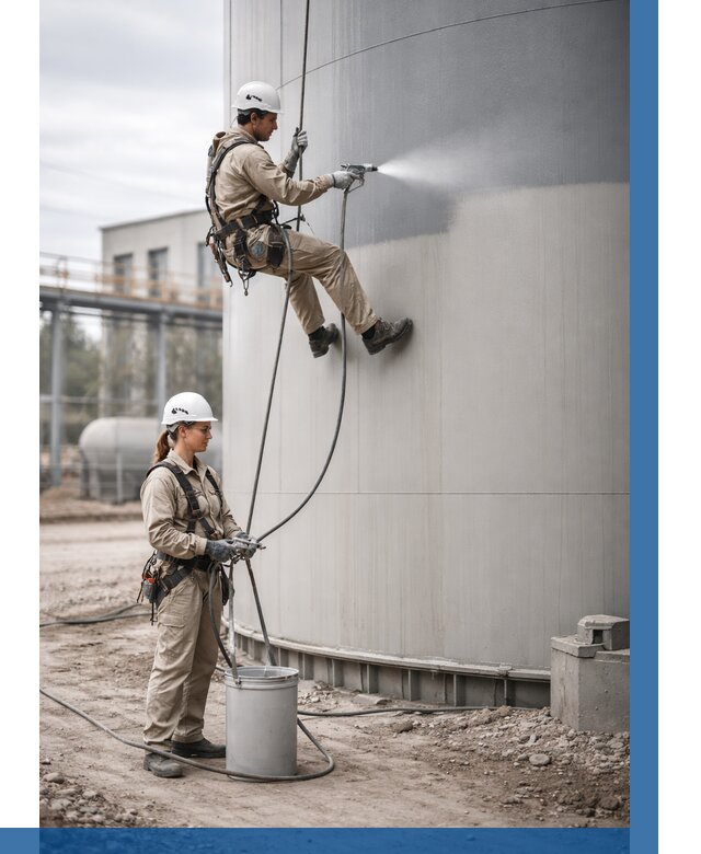 Покраска резервуаров в Волгограде от 1247 р. | ВЫСОТНИК-Влг — заказать