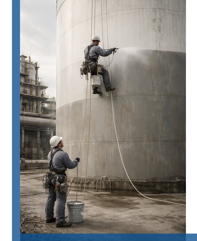 Покраска стальных резервуаров и емкостей в Волгограде профессионально