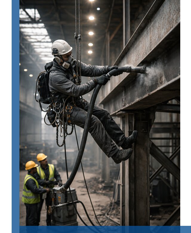 Обеспыливание конструкций в цехах промышленного производства в Волгограде