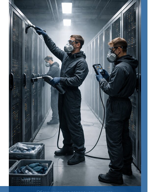 Обеспыливание серверной комнаты в Волгограде от 4676 р. | ВЫСОТНИК-Влг