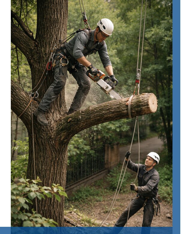 Спил деревьев альпинистами в Волгограде от 8313 р. | ВЫСОТНИК-Влг