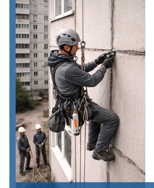 Обследование межпанельных швов и герметизация в Волгограде