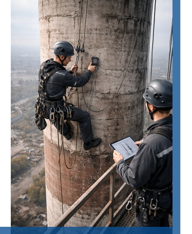 Обследование дымовой трубы в Волгограде от 8313 р. | ВЫСОТНИК-Влг